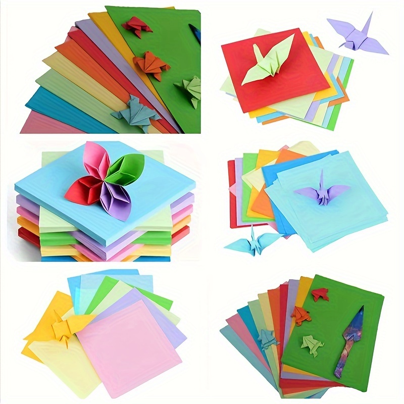 

1set Multiple Colors A4 70-80g Double Sided Color Cardstock Scrapbook Paper Shiny Kraft Cardstock