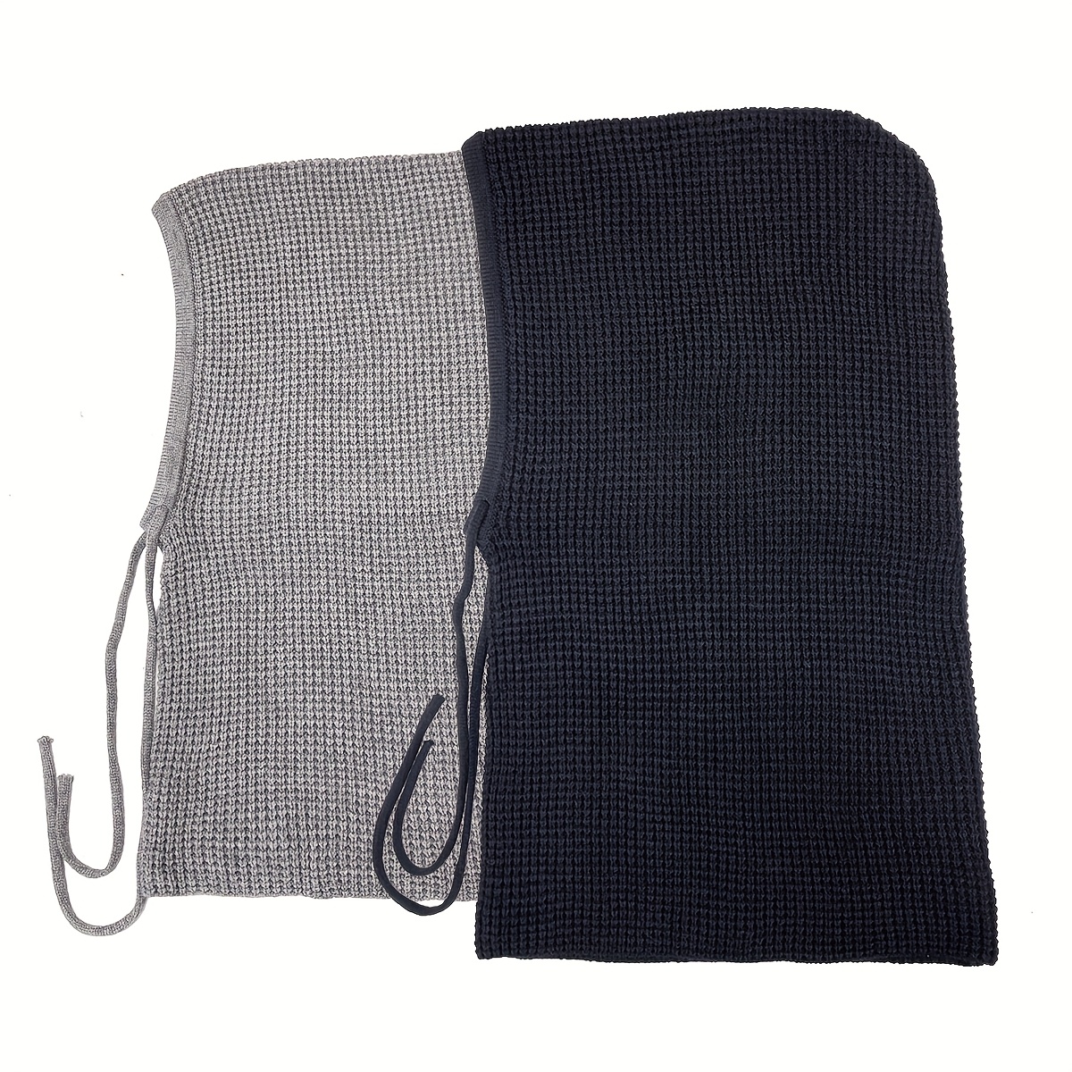 TEMU 2pcs Autumn And Winter Warm Ear Protection Scarf With Hooded Pullover Beanie Set