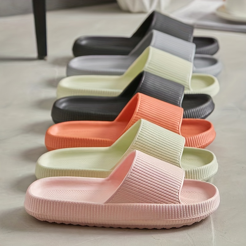 2024 New Fashionable And Versatile EVA Couple Slippers, A Variety Of Colors To Choose From, The Bottom Is Not Very Thick, The Wrapping Is Comfortable, Soft, Non-slip And Wear-resistant, Suitable For Wearing The Beach Outside The Bathroom At Home, Supermarket Improvements, Lighter, Thinner And More Comfortable, Simple Ins