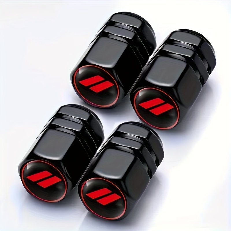 Image of 4pcs Set Of Wheel Tire Valve Cap Sealing Dust Cover Universal Tire Air Valve Cap, Truck, Bicycle, Car Additions Unisex