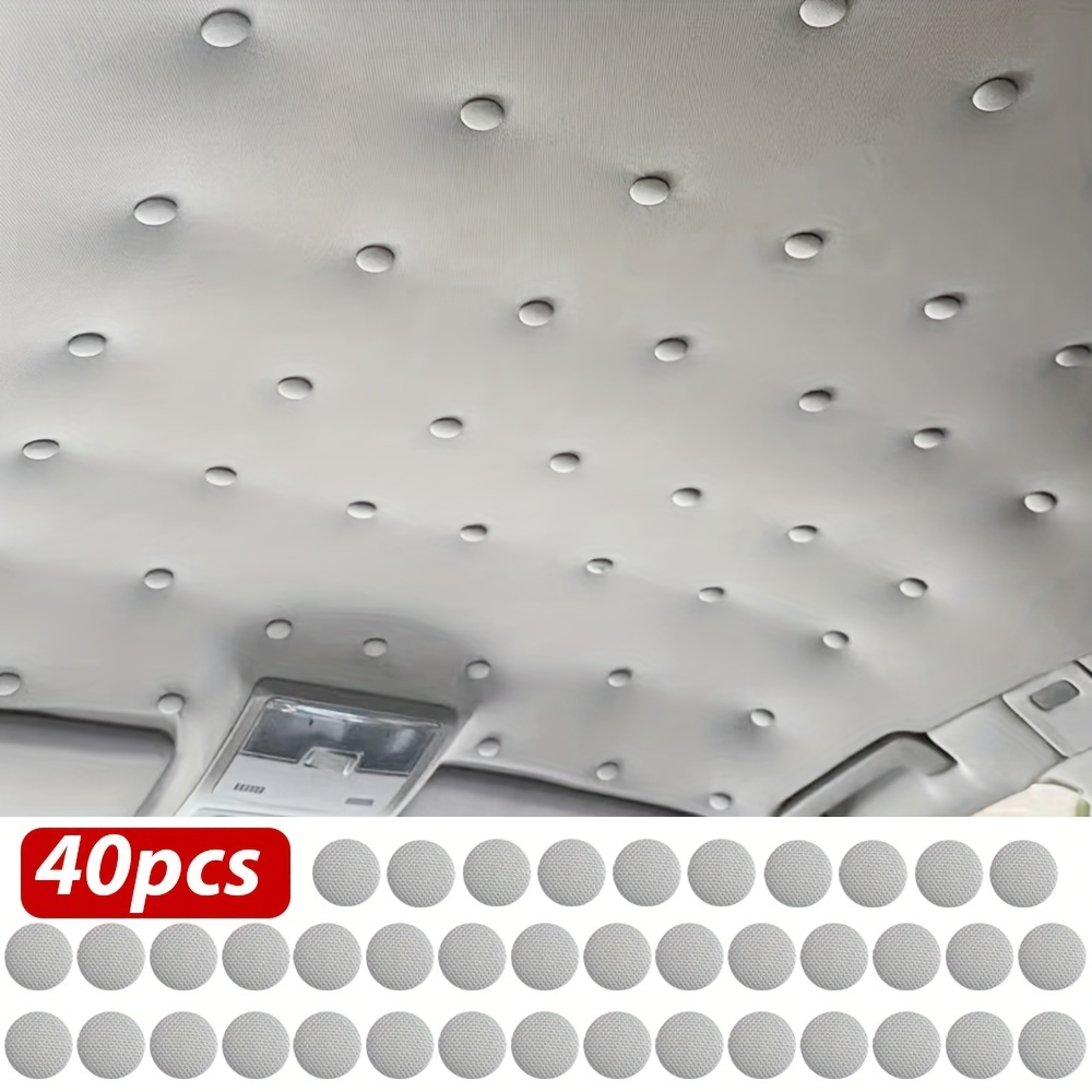40pcs car roof repair kit   screw fasteners   no   needed with nylon lining for       solution for auto roof damage car accessorie