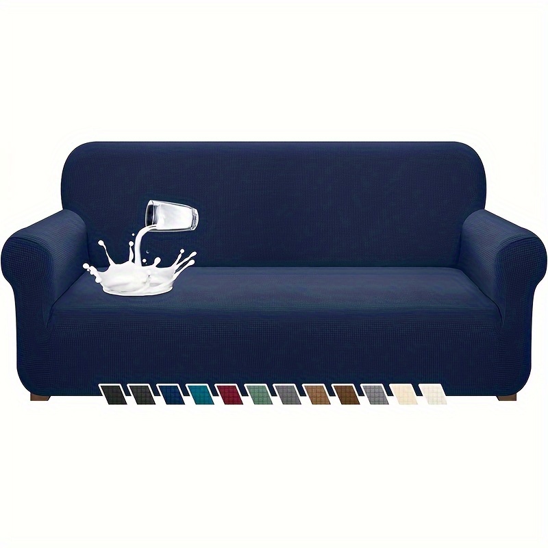 TEMU Nueva de Sofá Jacquard , Versión con Cubierta Elástica de Cobertura Total para Sillón, para la Decoración del Sofá en Salas de Estar,