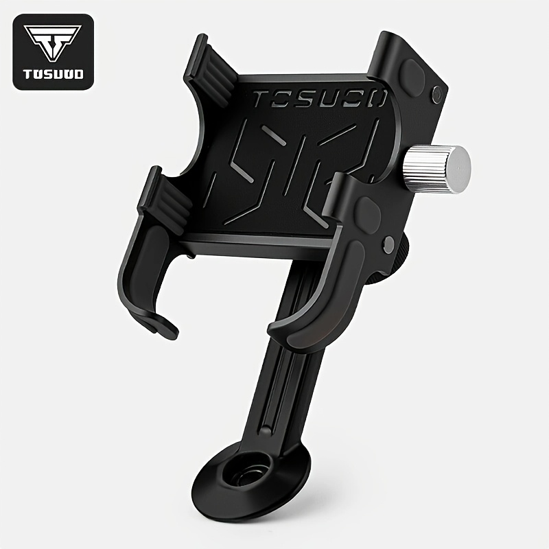 Image of Tosuod Aluminum Alloy Bicycle Phone Stand, Vibration-proof Fixation For Mountain And Road Bicycles, Mounting Equipment For Navigation During Riding