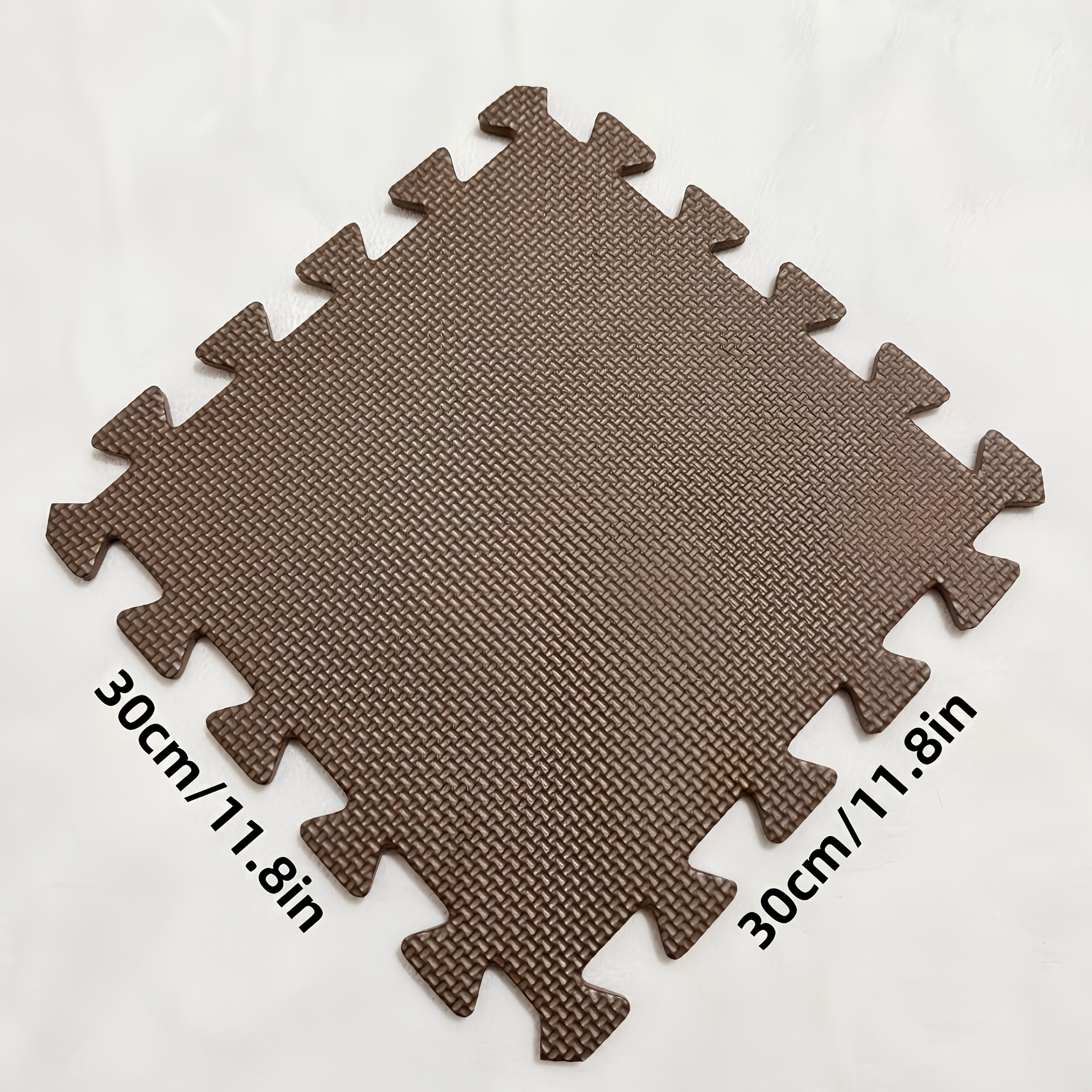 TEMU 22pz Piastrelle in Schiuma Intrecciate - Installazione Facile a , Plastica Resistente, per la Ristrutturazione Domestica & Tappetini da Gattino