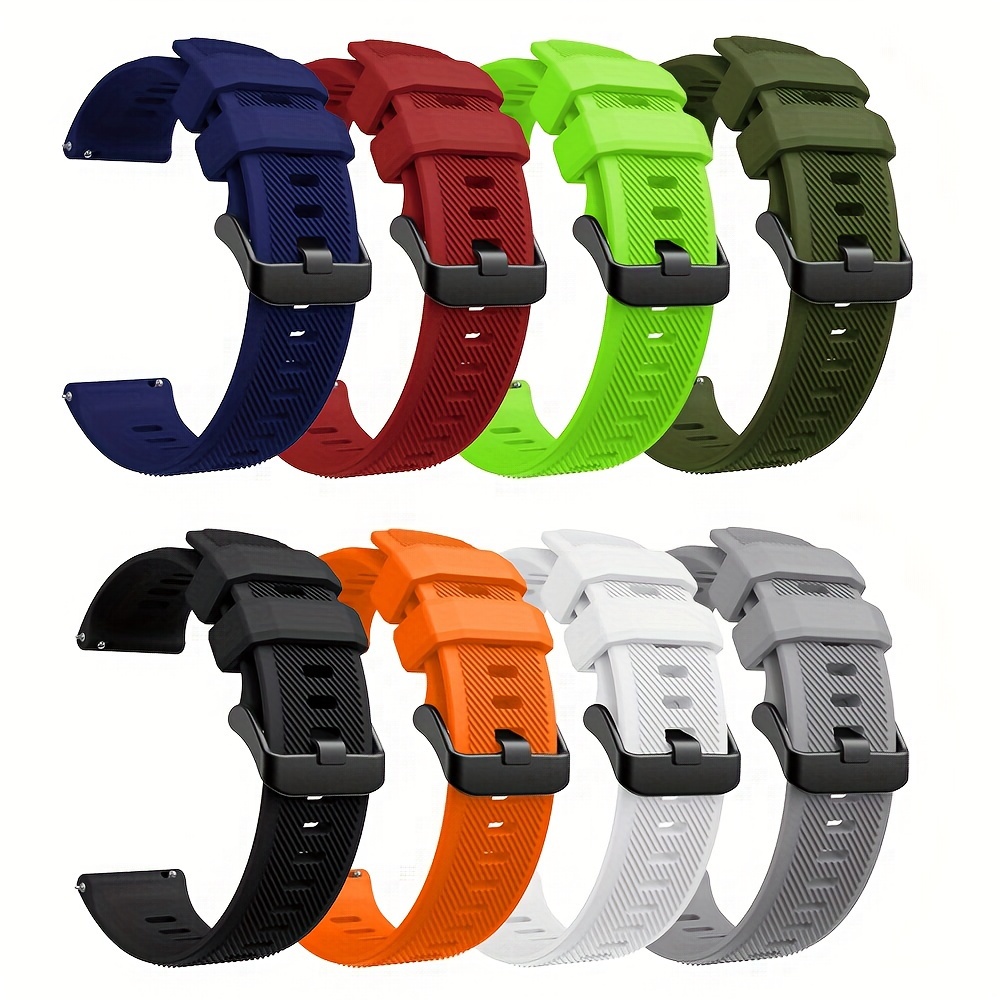 

Soft Silicone Watch Strap For Huawei Gt1 Gt 2 3 4 46mm, For Garmin 745/ 4/ 2/amazfit 2 2s 3 For King's Day