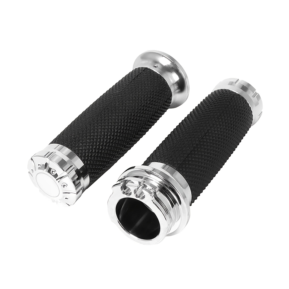 Motociklistični kromirani CNC ročaji 1" (25 mm) za krmilo, primerni za Harley 883, 1200, XL, XR, VRSC, Touring, in
