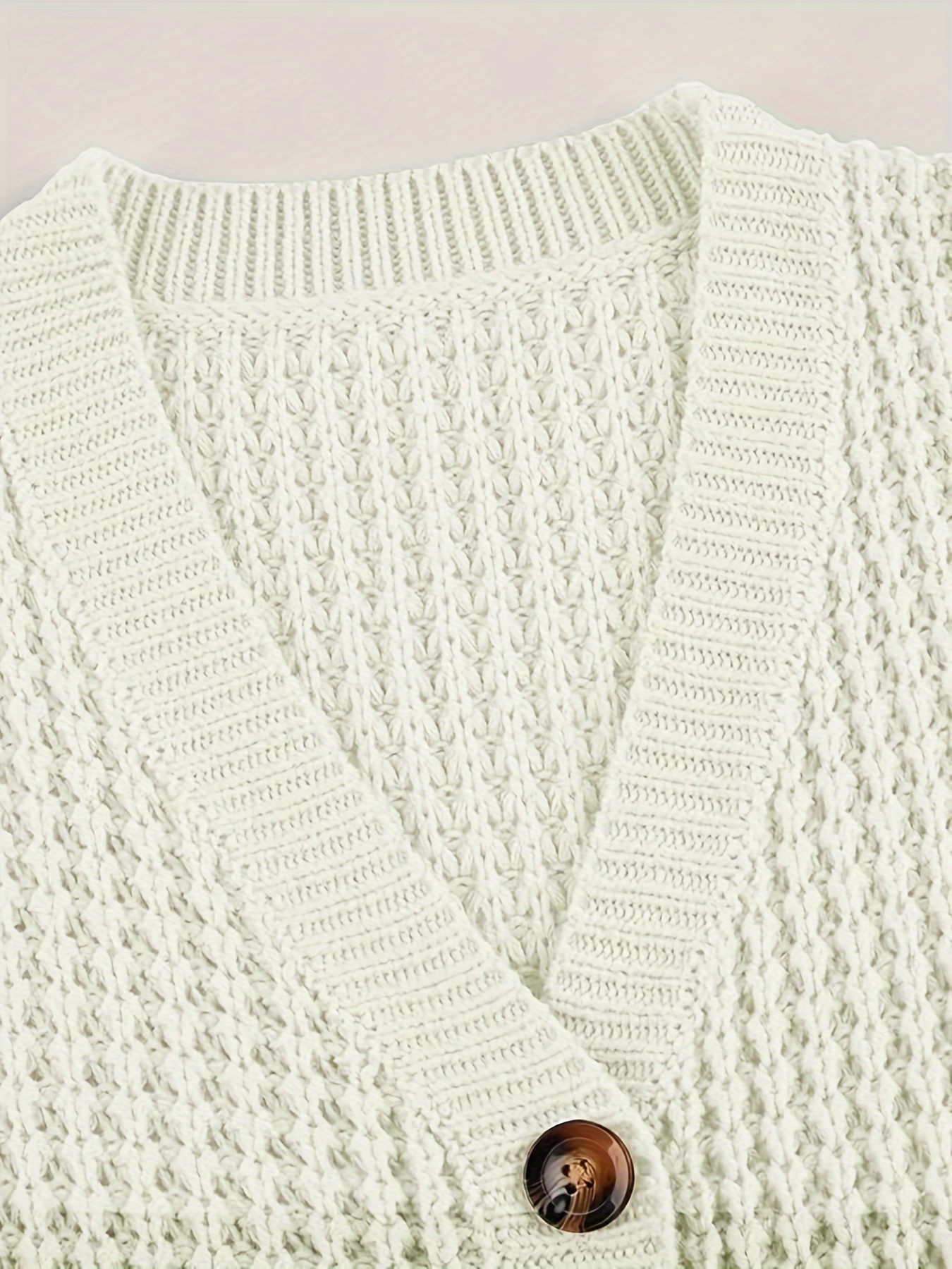 Girls Open Front Cardigan Sweaters - Kids Button Down Knit Cardigans With Pockets