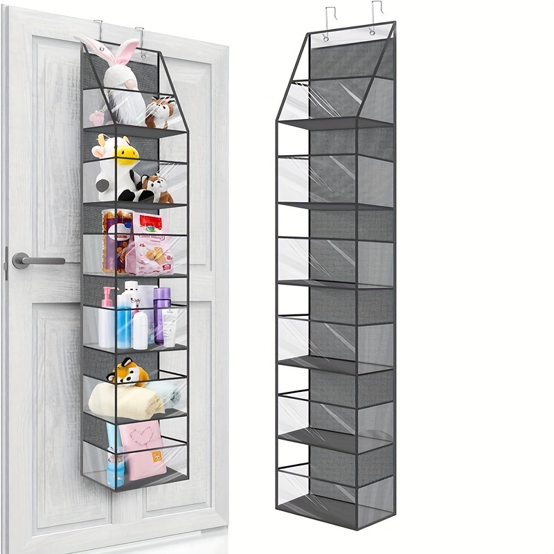 

Heavy-duty Over-the-door Organizer With 6 Large Pockets - Versatile Storage Solution For Clothes, Toys, Diapers In Bedroom, Bathroom, Pantry & Nursery