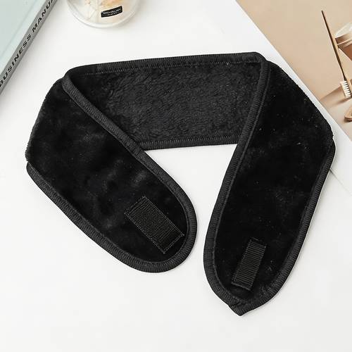 1pc adjustable non slip headband plush and sports hairband for yoga running face washing breathable and lightweight fits all hair types gym essential