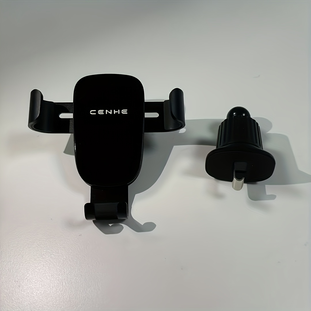 Timess-car Phone Holder, Triangular Locking Design, Automatic Clamping Open And Close, 360° Universal For All Models. Alloy Strong Material