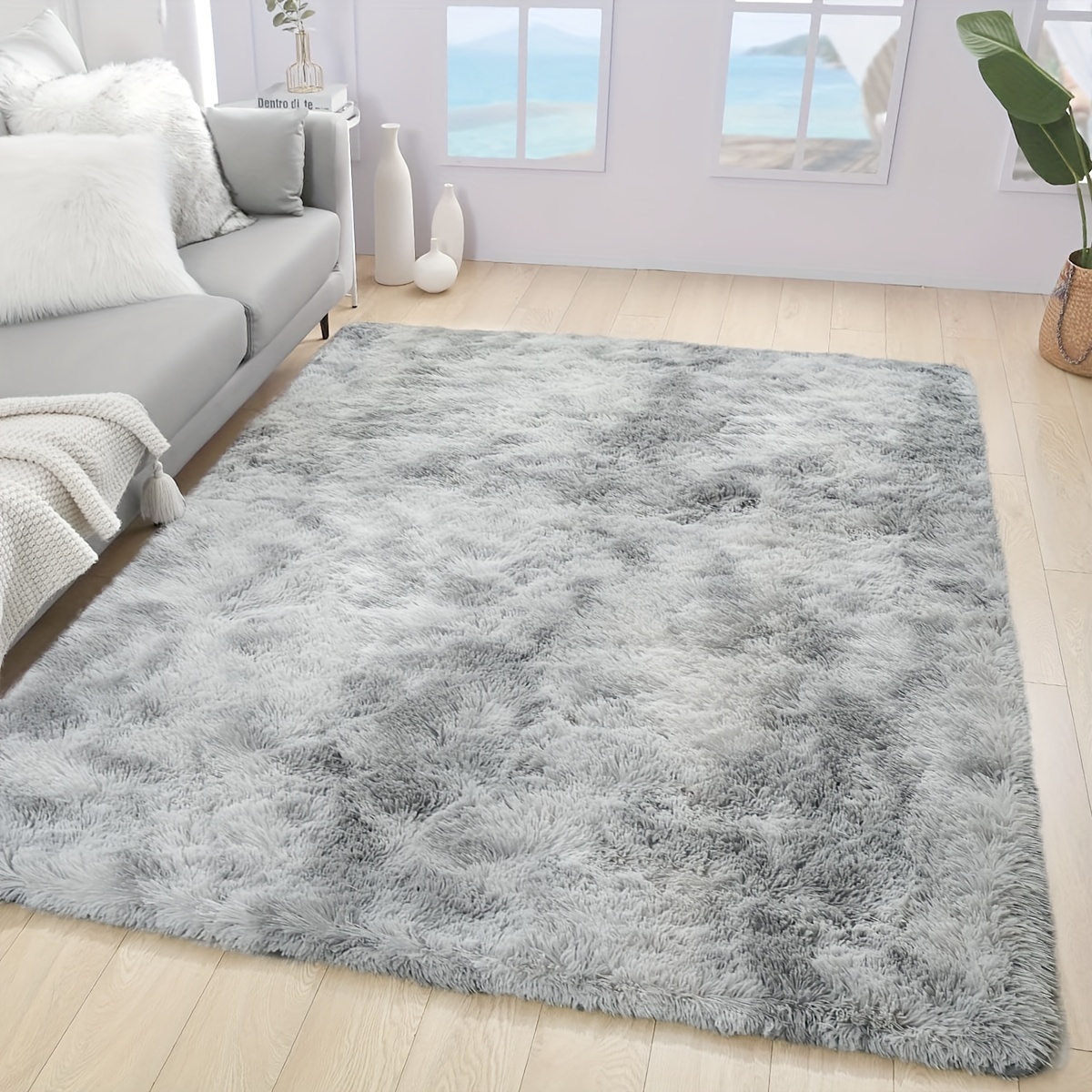 

1pc, Soft Fluffy Shag Area Rugs For Living Room, Shaggy Floor Carpet For Bedroom, Carpets Home Decor Rugs,cute Luxury Non-slip Machine Washable Carpet, Home Decor Room Decor