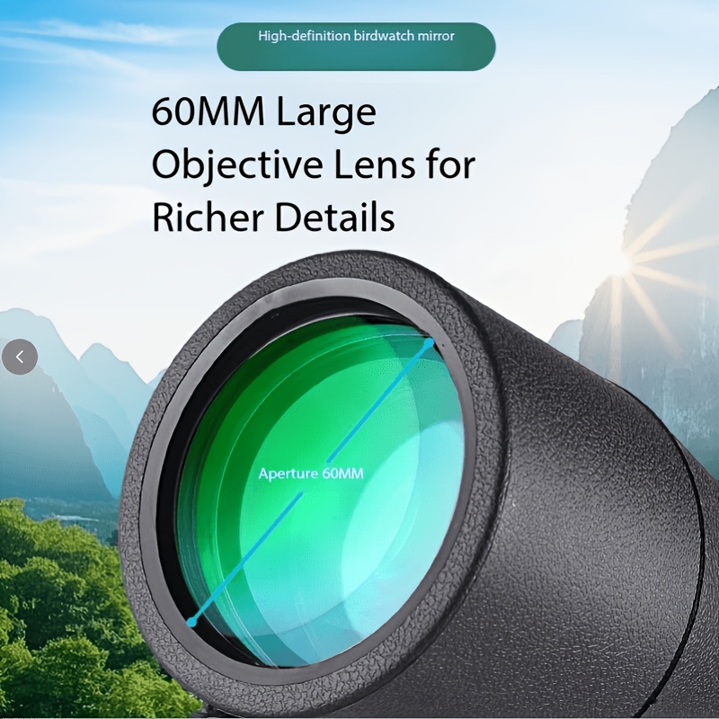 2026 new 25 75x60mm zoom monocular telescope military watching scope with phone clip and tripod high bird watching scope suitable for outdoor camping shooting bird watching wildlife observation outdoor observation