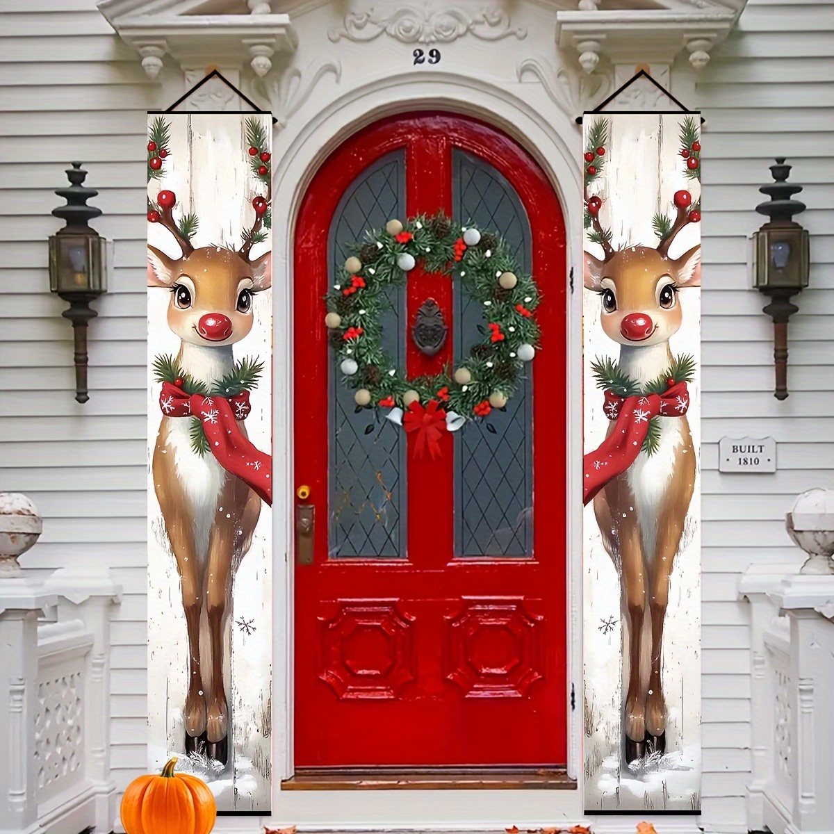 

2- Christmas Polyester - Decor For & Use, , No Needed