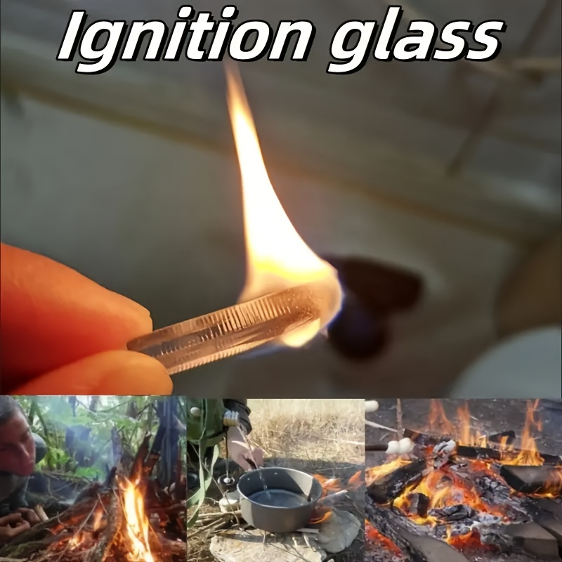 

50/100pcs Outdoor Emergency Set, Ignition Glass, Smokeless And , Quickly Ignites For , Very Suitable For Camping, Hiking And Wilderness Survival