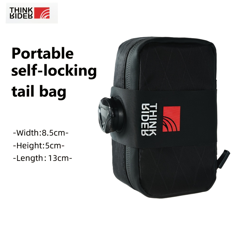 E-shop Thinkrider Fahrrad Satteltasche 0.8L Mini Tragbare Hecktasche MTB Rennrad Werkzeugset Reparaturtasche Reflektierendes Fahrradzubehör