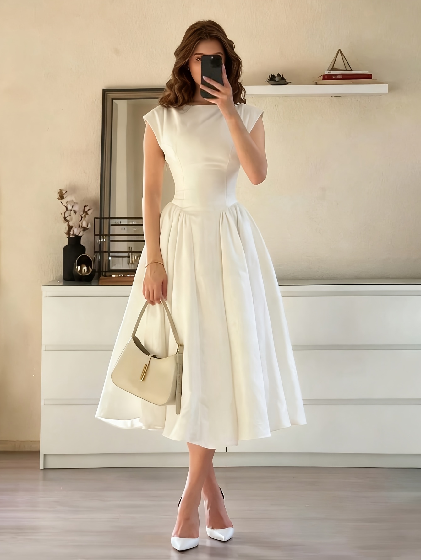 sleeveless pink midi dress Ameya Notch Neck Sleeveless Midi Dress Pink – Girl In Mind