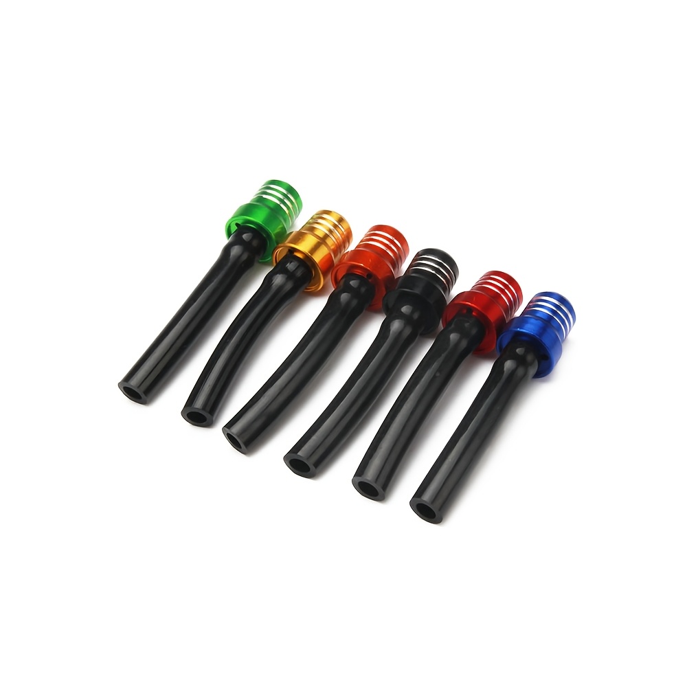 TEMU 6pcs Motorcycle Fuel Tank Cap Breather Tubes, Cnc Aluminum Alloy Air Vent Hose For Crf, Cr Xr, Klx, Kx, Yz, Yzf, Rm, Ttr, Pw, Ssr, , , Sdg, Atv