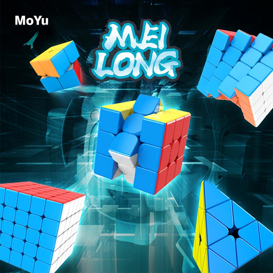 

Moyu Colored Magic Cube Puzzle Magic Cube, Children's Magic Cube Toy, Sticker-free Lightweight Magic Cube Children's Gift Puzzle Toys