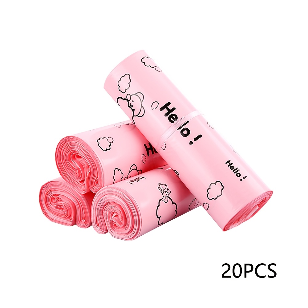 Image of 20/100pcs Of Trash Bags, Designed For Sealing Female Hygiene Products Like Tampons, Panty Liners, And . Are Self-adhesive And Suitable For Use In Bathrooms And Outdoors, Serving As Storage Bags