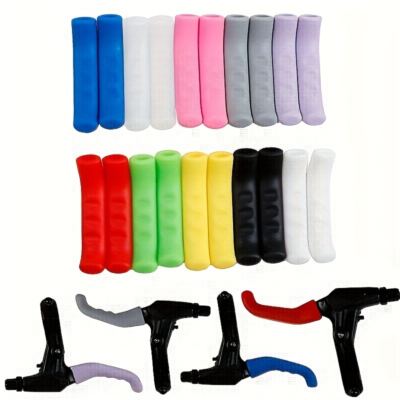 

Silicone Brake Grips For Mountain Bikes - Anti-slip, Shock-absorbing , Fit For Road & Bmx Bicycles