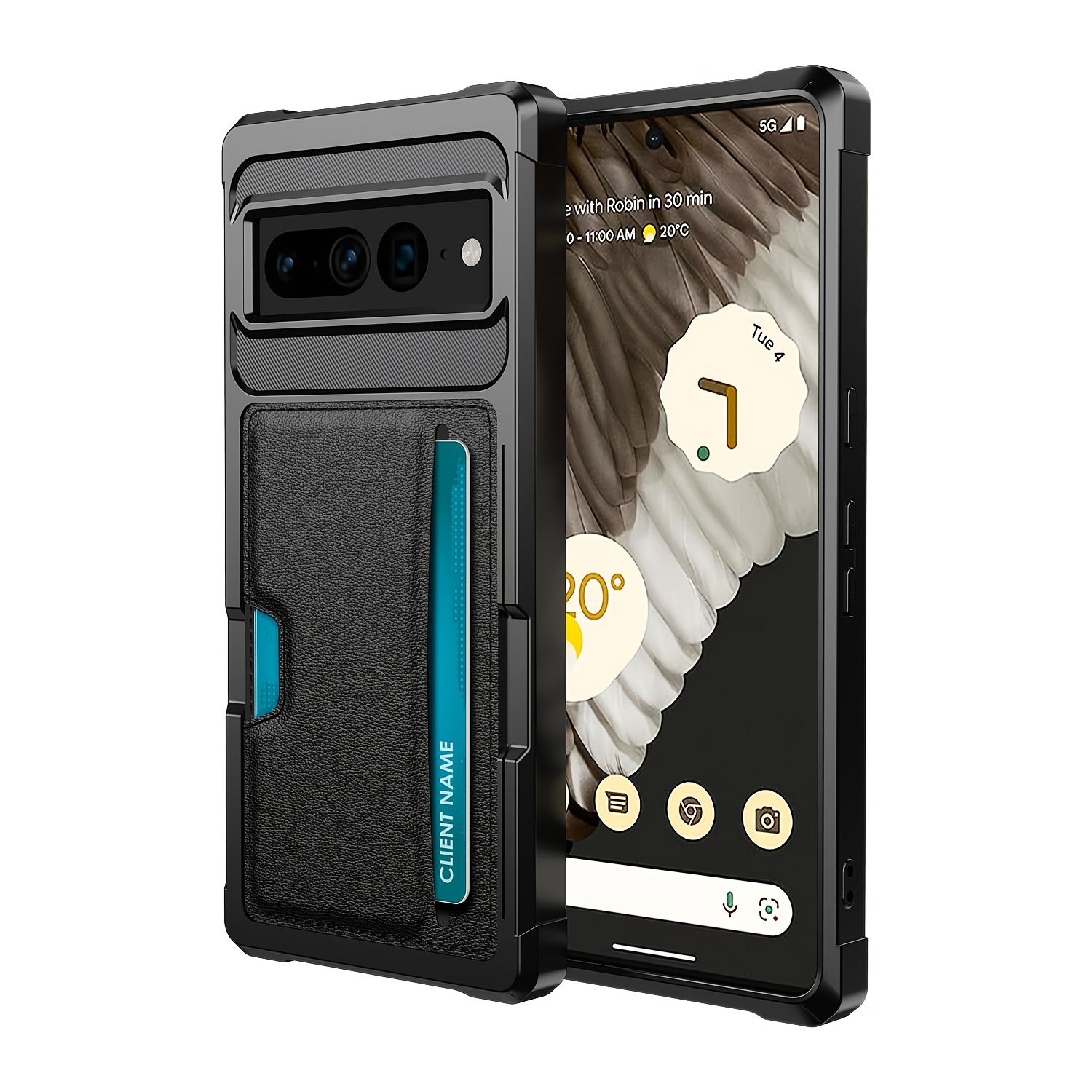 TEMU [1pc Pixel Phone Case] For 9/pixel 9 Pro/pixel 9 Pro Xl/pixel 8/pixel 8 Pro/pixel 8a/pixel 7/pixel 7 Pro/pixel 7a/phone Case, Card Slot Design,