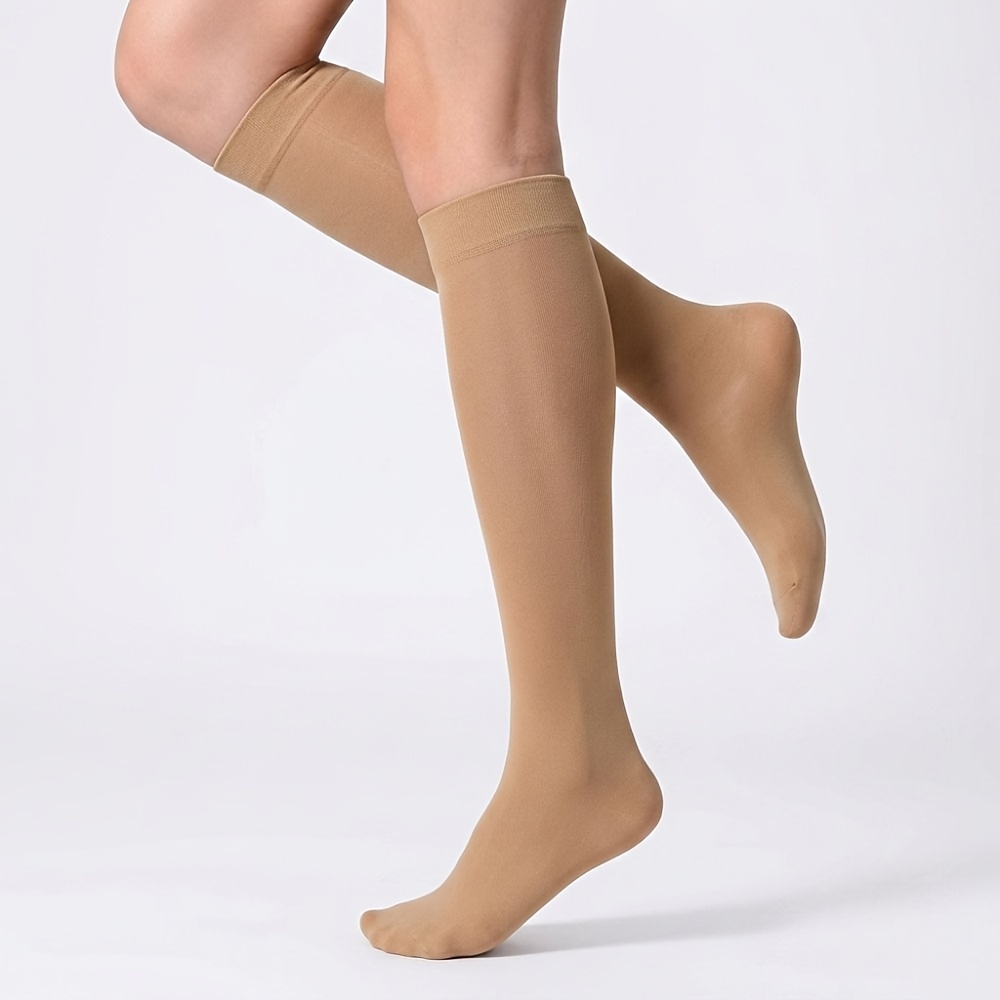 TEMU Women's Knee High Socks, Made Of Ultra Soft Velvet Fabric, With A College (jk Style), Are Comfortable And Fashionable Socks Suitable For .