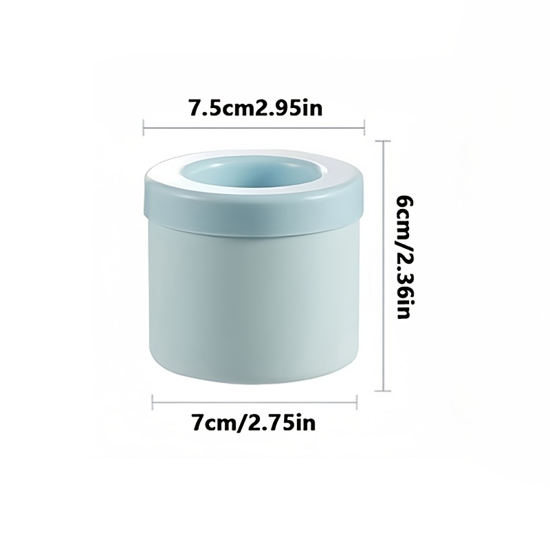 Portable Cylindrical Mold Home Making Tool, -one Press-and-release Ice Grid