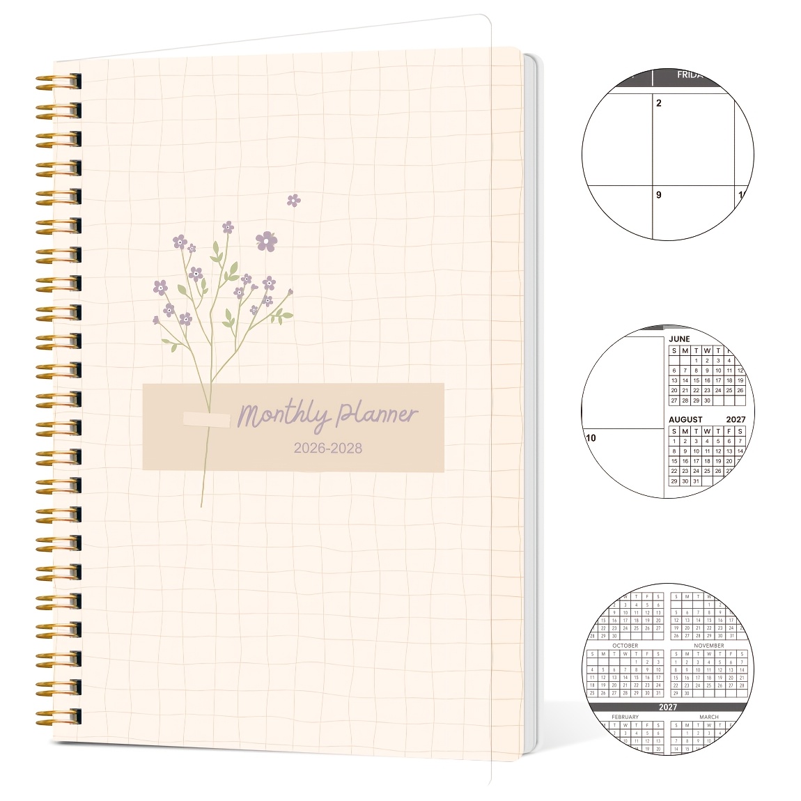 2026.7-2028.6 Monthly Planner: 24 Month, Planning Notebook, Weekly Agenda, Academic Planning Notebook, Notebook To Increase Productivity.