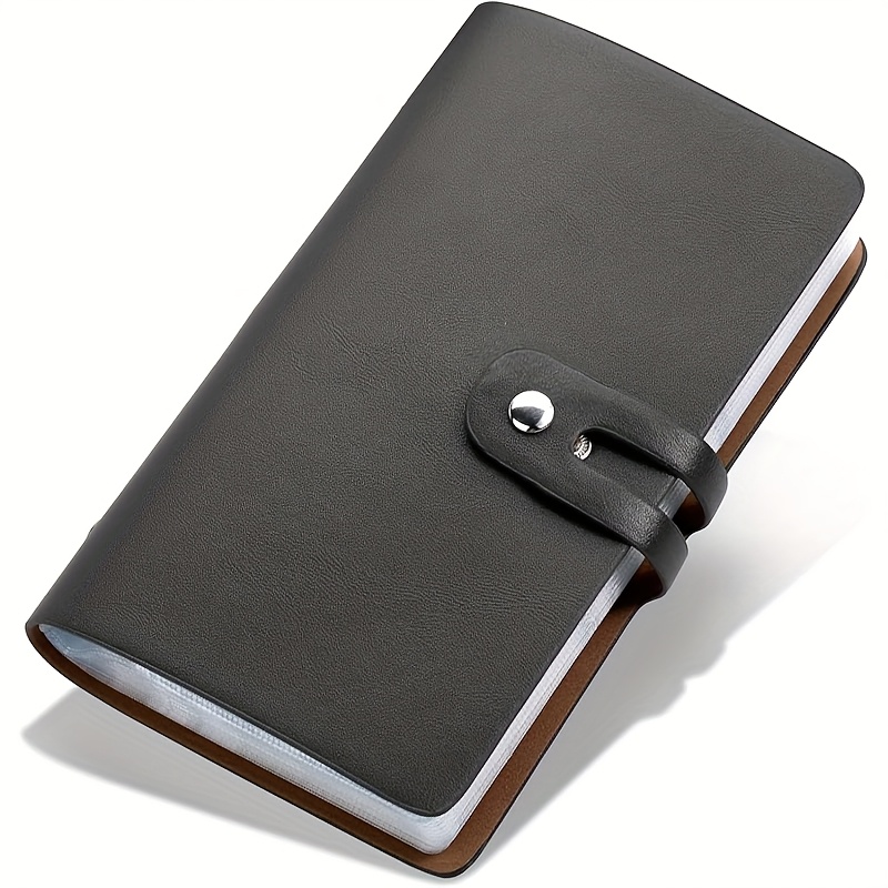 Image of 96 Cards Business Card Organizer, Rfid Blocking Credit Card Holder, Professional Business Card Holder And Name Card Book, Credit Card Protector