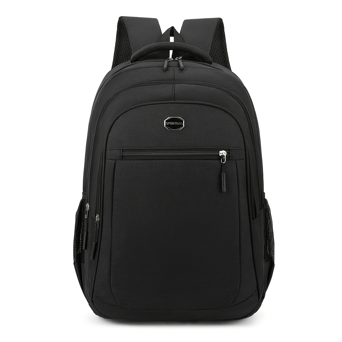 durable oxford fabric backpack with multiple compartments large capacity shock absorbing ideal for college high school students   in light gray blue burgundy black backpack for school