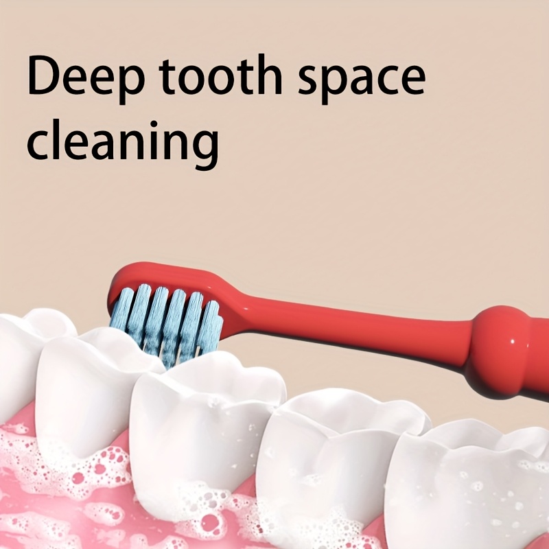 soft bristle toothbrush suitable for kids aged 3 12 neutral oral care for and toddlers manual toothbrush for children   in dopamine colors   purple green yellow perfect gifts for christmas and halloween details 4