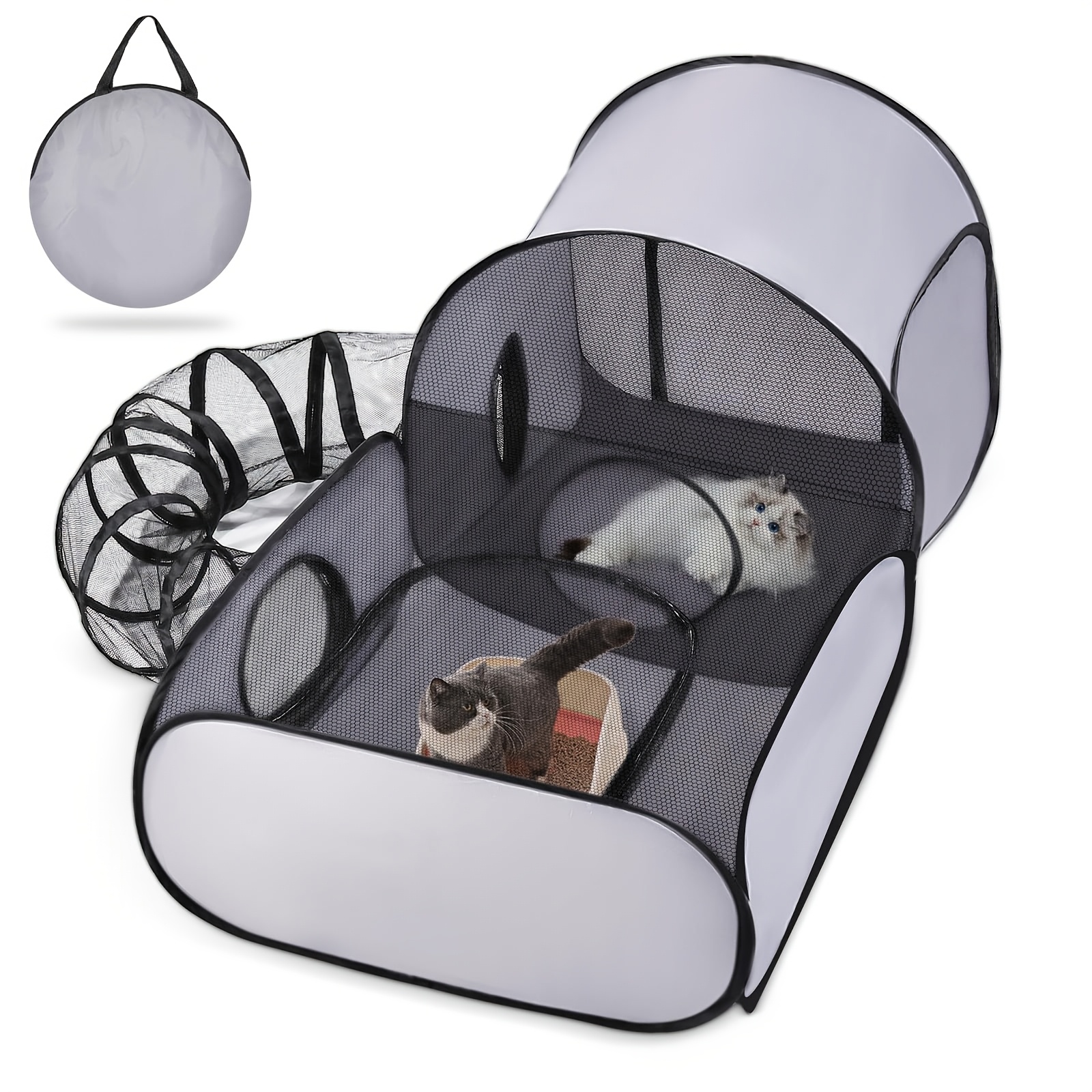 

1pc - Cat Encircling , Portable Cat Bag For / Use, And