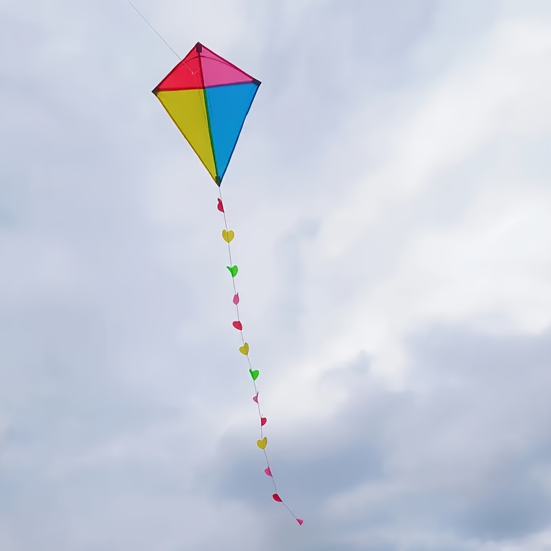 diamond kite quadrilateral kite diamond design for easy   durable fabric sports kite the   for   suitable for beach and park  