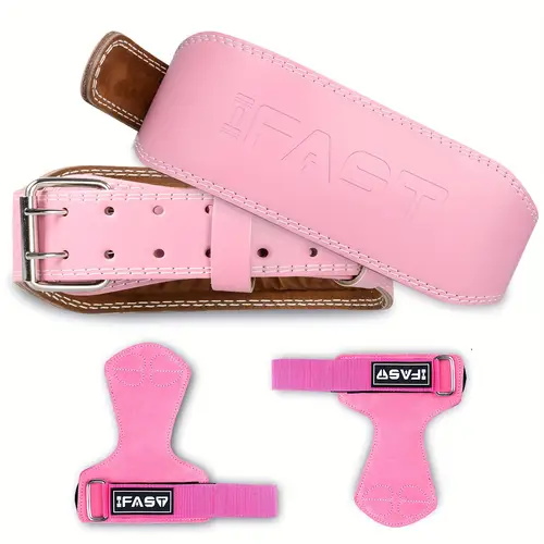 weight lifting belts and wrist straps weightlifting hooks non slip cowhide padded workout gloves for deadlift pull up training