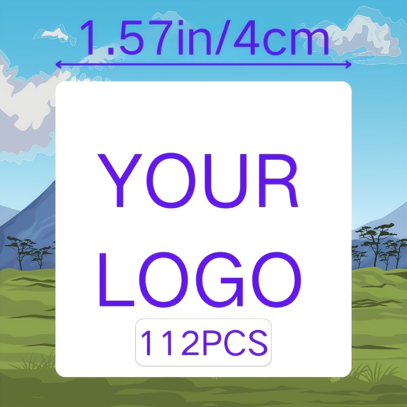 TEMU 1.57-inch Custom Label Stickers - Print Any Design, Image, Or Logo, Personalized Text And Patterns, Can Print Any Text + Image, Suitable For