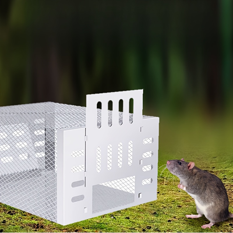 

1pc Iron Mouse Trap Cage, Automatic Continuous Rodent Control, Live Catch Pest Control Box