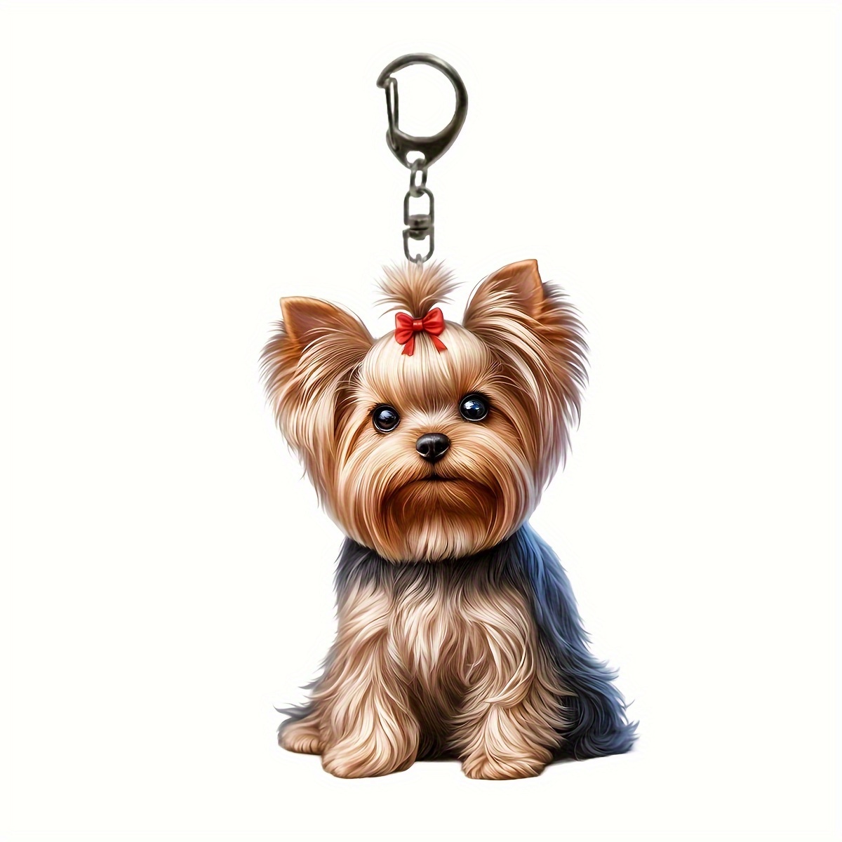 

Yorkie Dog Keychain - , For & Car