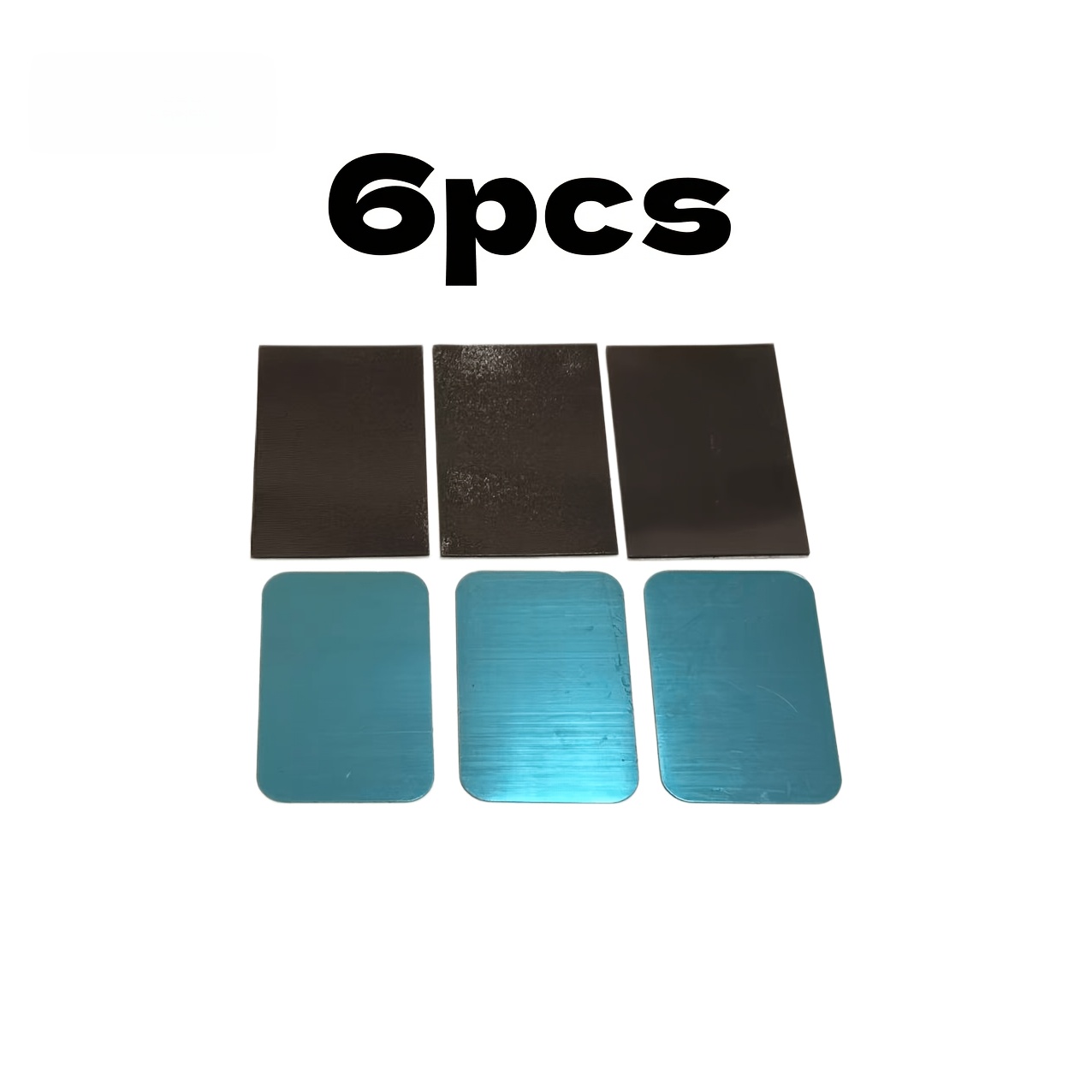 E-shop 6-teiliges Auto-Magnetpads-Set und Magnetfolien (3 Magnetpads und 3 Magnetfolien), selbstklebendes, starkes Magnet-Set, kein Bohren erforderlich