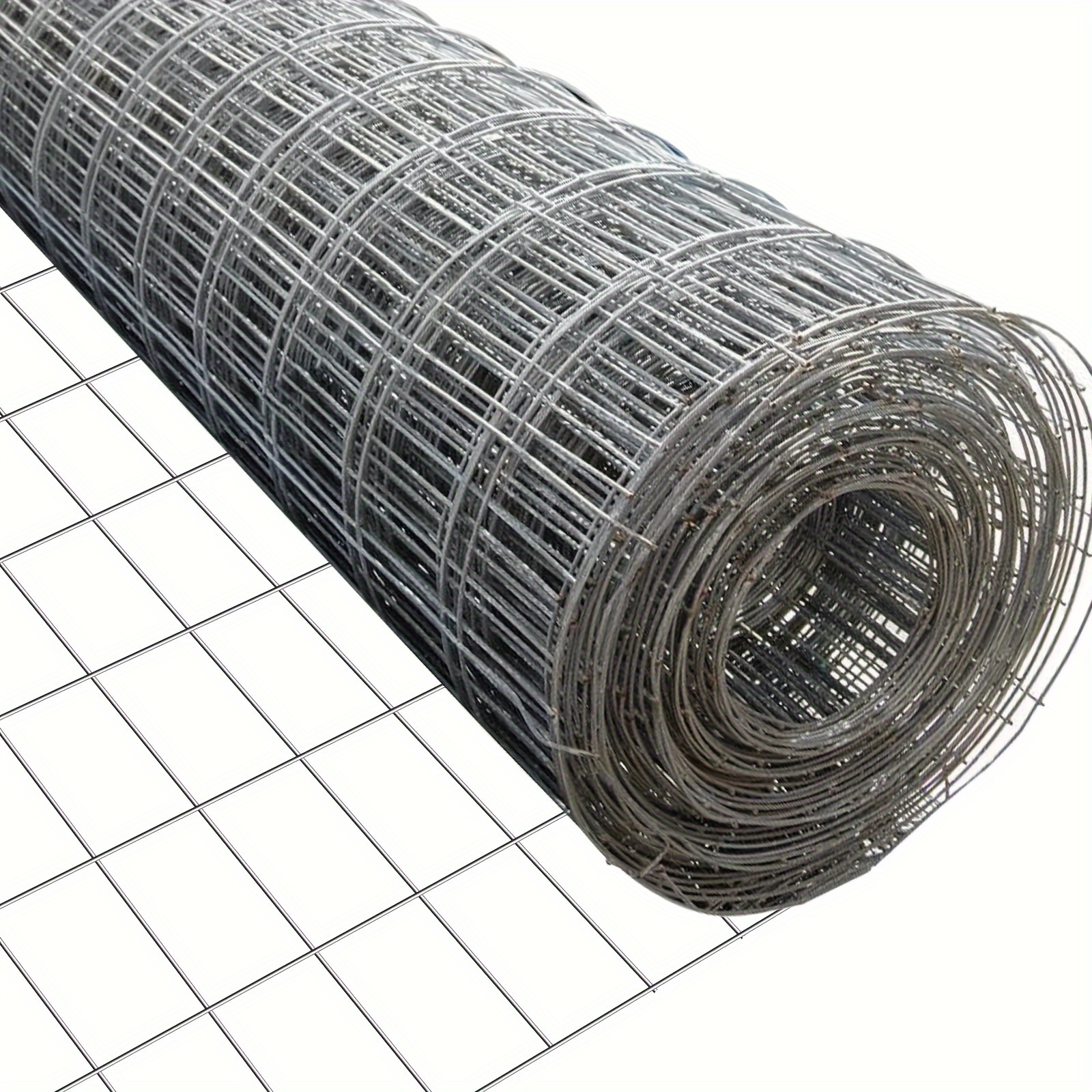 

Welded Wire Fencing 2"x4" 48inch X50ft 15ga, Galvanized Welded Wire Fence, Metal Wire Mesh For Yard Vegetable Plant Protection Poultry Netting