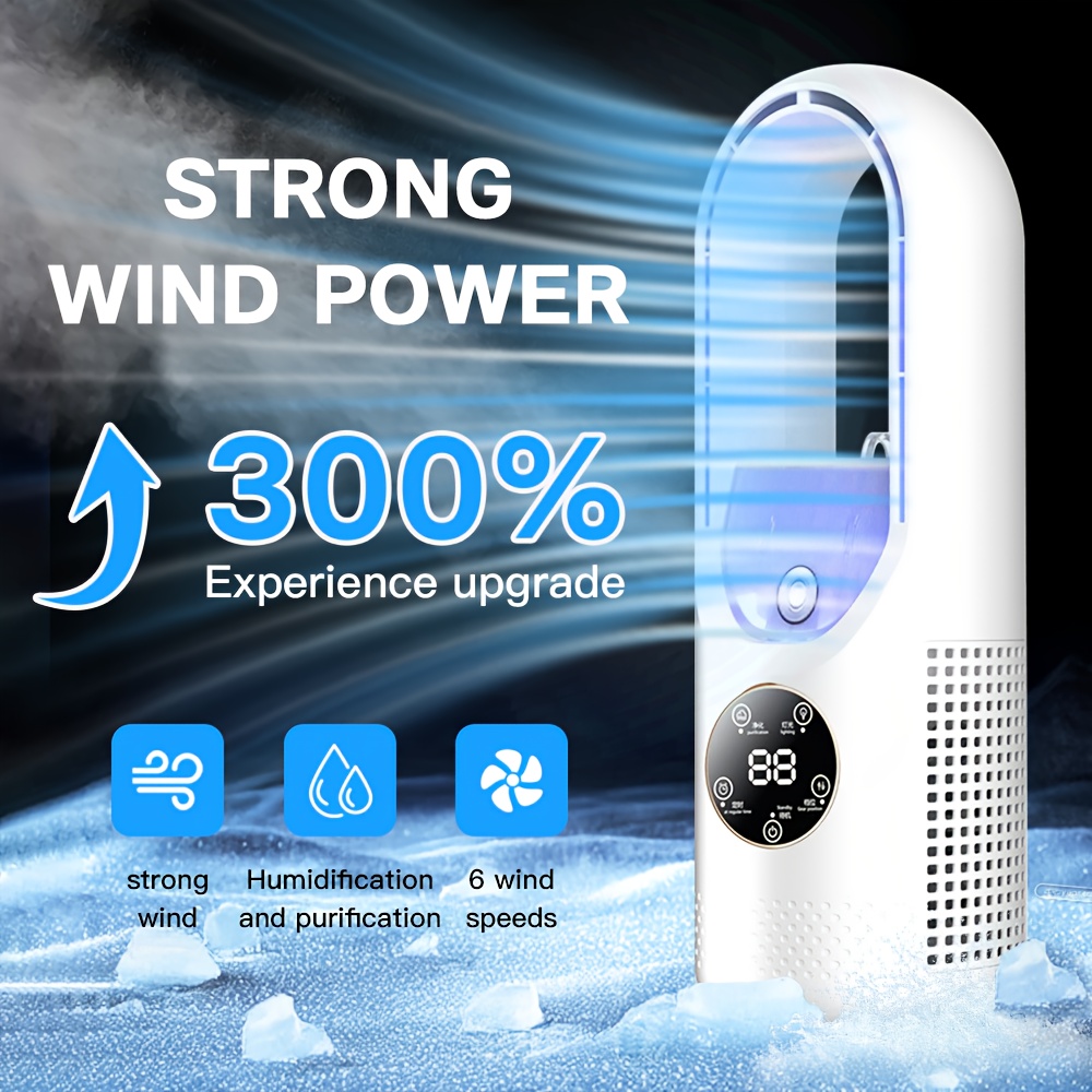 3-in-1 Air Conditioner, Heater, Dehumidifier &  with Air Purifier - USB-Powered Portable All-in-One Cooling System, 6-Speed Quiet Operation, Rapid Cooling, Auto Mode, Digital Display, Compact Design for Home/Office/Travel - Ideal Gift for Christmas/Halloween (USB-Powered, 36V, Low Voltage, Energy-Efficient, Humidification & Air Purification, 6-in-1 Functionality), Mini Cooling Fan, Portable Car Air Conditioner, Air Conditioner For Bedroom, Neck Fan Air Conditioner,