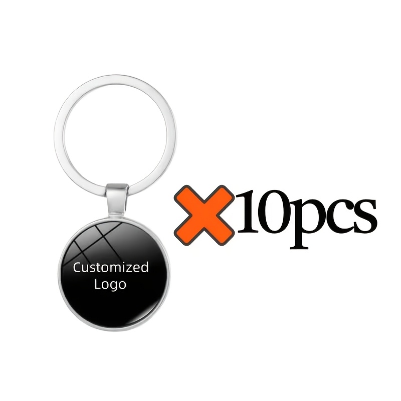 TEMU 10pcs Personalized Custom Keychains, Self- Images And Photos, Custom Keychains, Backpack Charms, For Couples, , Celebrities, Cartoons, Corporate