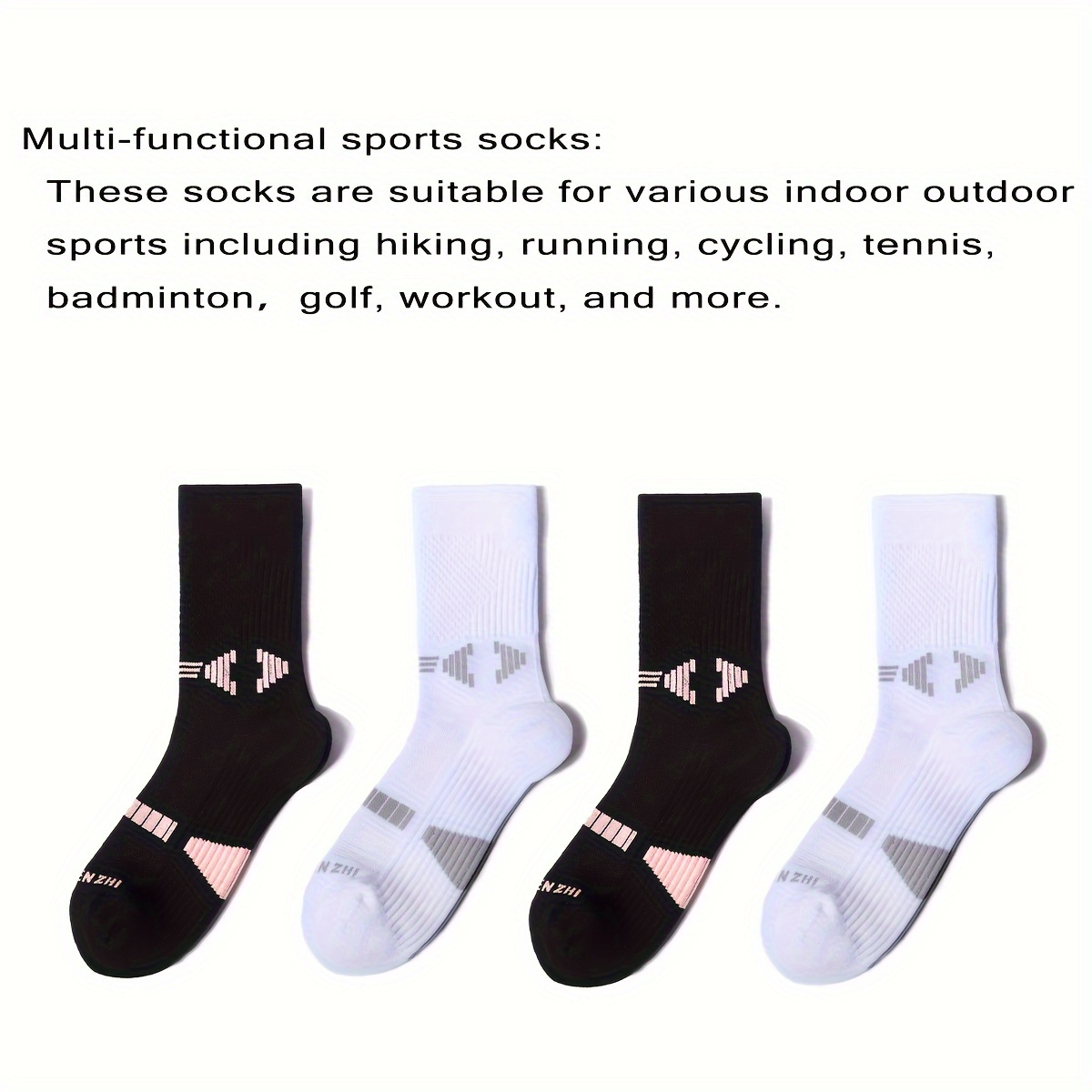 6/12 Pairs Of Women's Socks Made From Cotton, Designed For Athletic Use With A Low Cut, Ankle Fit, And Non-slip Features, Running With Cushioning. - Sports & Outdoors