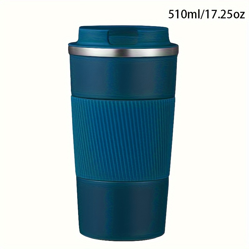 TEMU 1pc Double-layer Stainless Steel Insulated Cup, 380ml/510ml Portable Cup Suitable For Camping, , ,