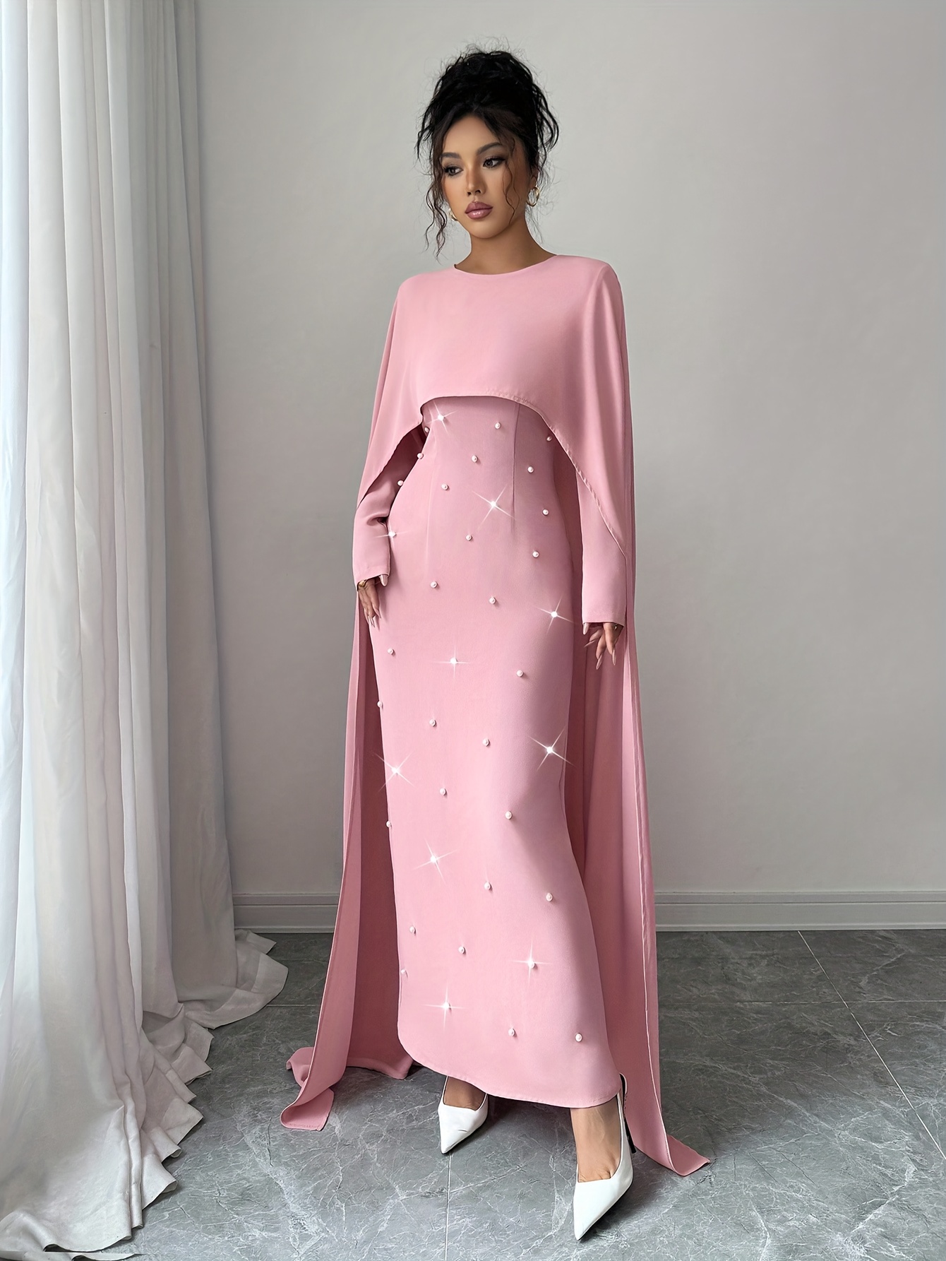 sachin and babi light blue dress 18 Stylish Sweater Dress Outfit Formulas You'll Want to Live In