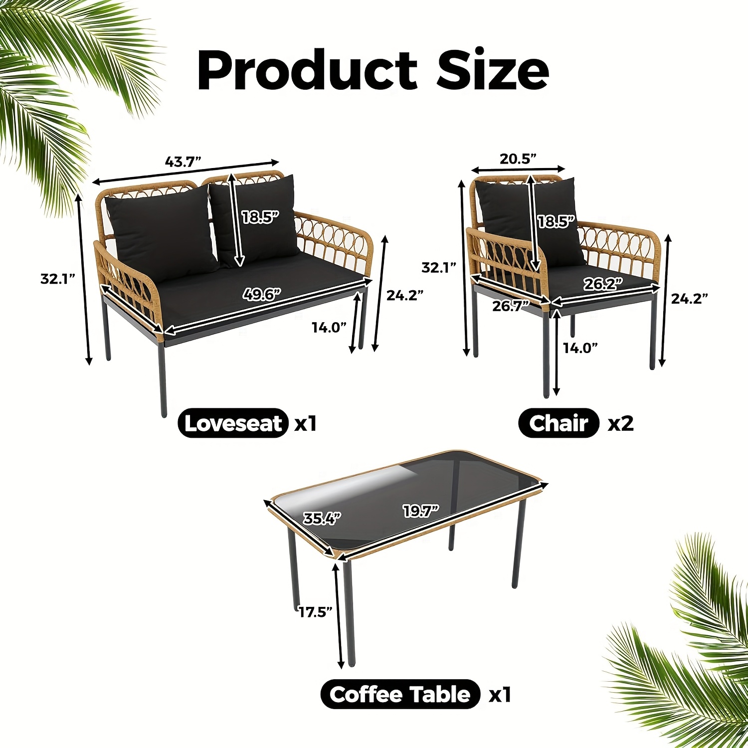 Outdoor adjustable coffee table