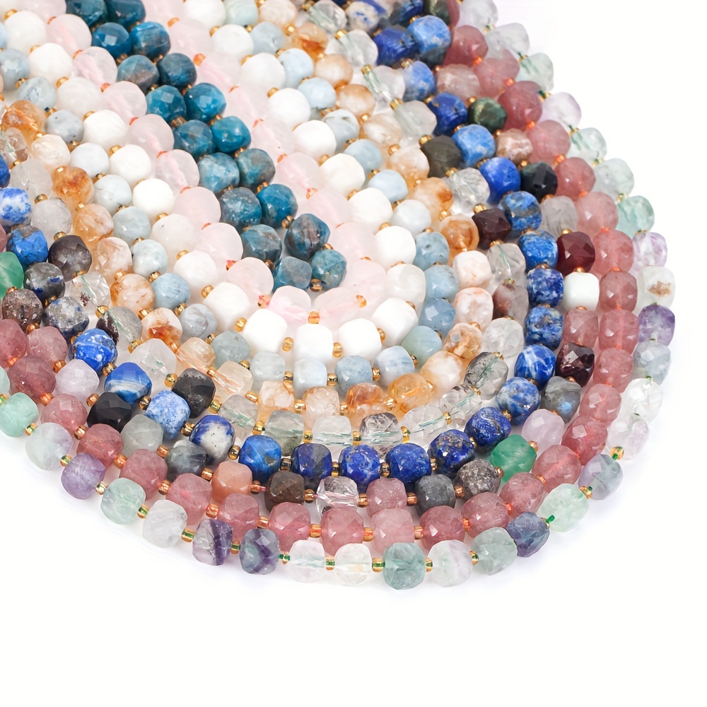 

Lomuine - 8mm Stone Spacers For , Bracelets & Necklaces - 15