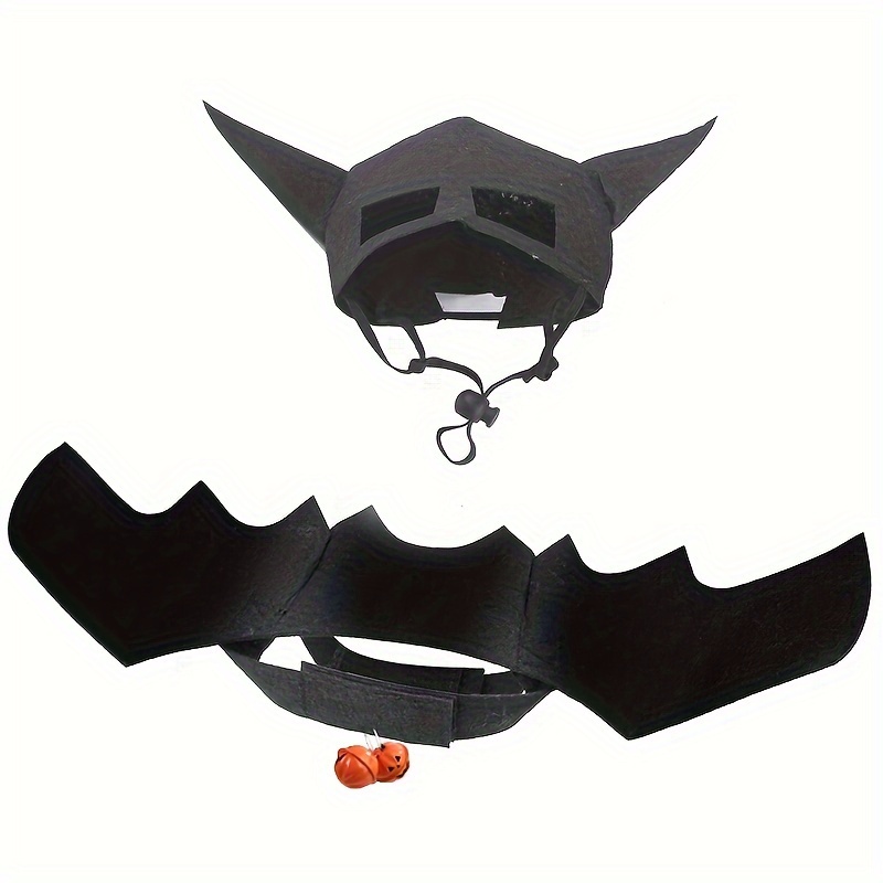 TEMU Cat Dog Pet Masks Bat Pet Decoration