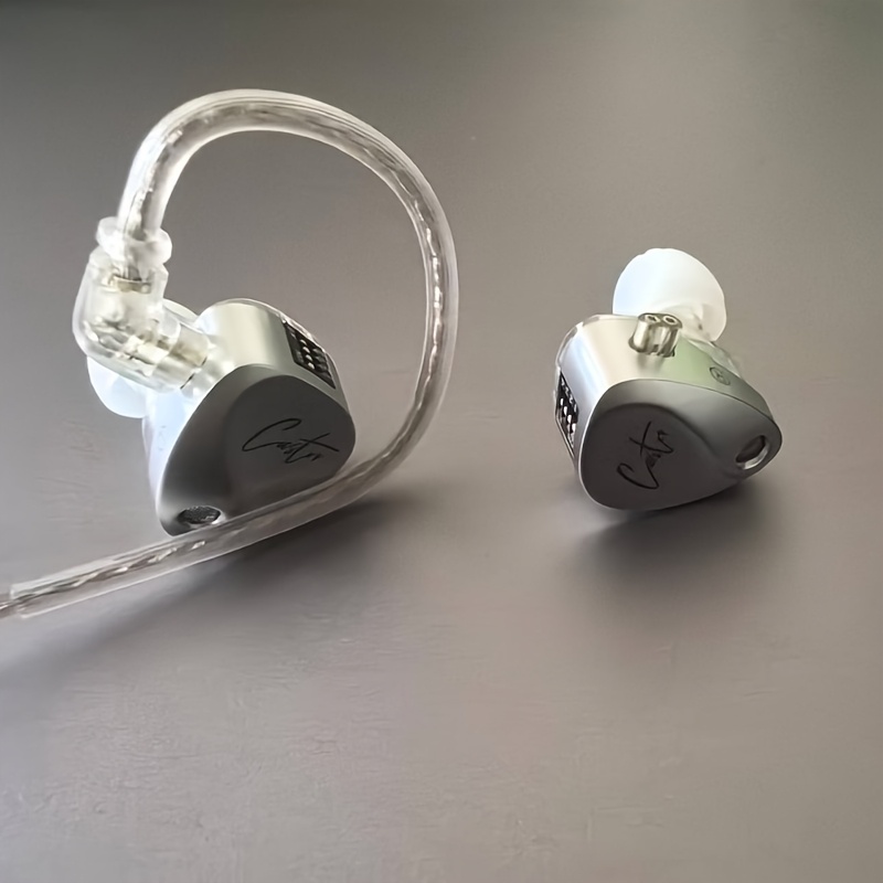 TEMU Kz Castor 2dd In Ear Earphone Adjustable Earphones With Optional Music Earbuds Hifi Metal Headset Improved Version