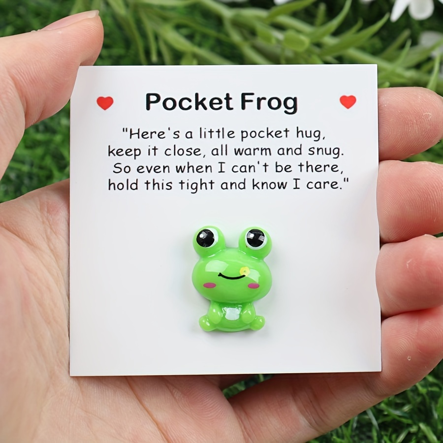 

Frog Pocket Hug Greeting Cards - 1/2/5pcs | Birthdays, Christmas, Day & More | Encouraging & Decorative | Ideal & Love Keepsake Gift, , Back To School, , Valentine's Day