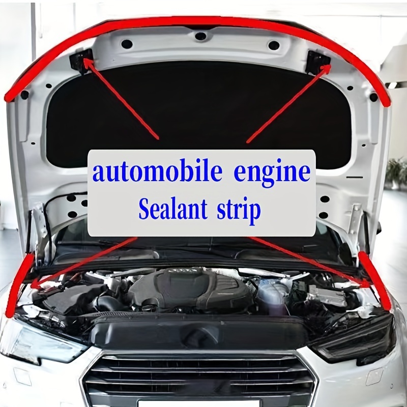 

Universal Automotive Engine Compartment Sealant Strip, Sponge Rubber Waterproof Dustproof Seal, Soundproof Protector For Car Trunk Lid